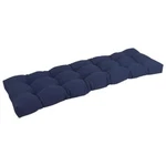 Blazing Needles 60 Inch By 19 Tufted Solid Twill Bench Cushion Navy. Fixed Price $64.84.