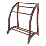 Winsome Betsy Quilt Solid Wood Blanket Rack Closet Organizer Antique Walnut. Fixed Price $93.00.