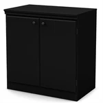 South Shore Morgan 2 Door Accent Chest In Pure Black. Fixed Price $171.99.