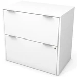 Bestar I3 Plus 2 Drawer Lateral File Cabinet White. Fixed Price $274.99.