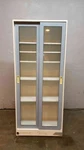 Fisher Hamilton 7' Tall Storage Cabinet Glass Sliding Doors (sku: 5064AA). Fixed Price $330.00.