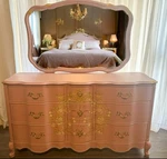 Vintage Bassett, French Provincial Dresser Mirror With Matching Twin/full Bed. Fixed Price $650.00.