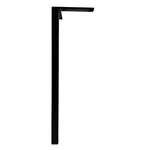 Hafele 634.47.304 Black Semi-gloss 20" Square Corner Furniture Leg, Set Of. Fixed Price $43.58.