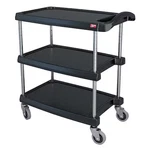 Metro MY1627-34BL Utility Cart With Lipped Plastic Shelves, Polymer (shelf),. Fixed Price $252.99.
