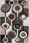 By Ashley Guintte 5 X 7 Medium Pile Multilayered Design Rug Black Brown & Cream. Fixed Price $104.00.