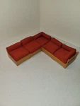 Tomy Better Smaller Homes Dollhouse Furniture Living Room Sectional Sofa Couch. Fixed Price $49.99.