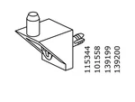 Ikea Complement Pax Shelf Supports 115344 101558 139199 139200 Withe. Fixed Price $9.99.