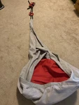 Ikea Ekorre Gray Red Indoor Swing Hammock. Fixed Price $25.00.
