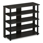 Furinno Turn-n-tube Engineered Wood 5-TIER Wide Shoe Rack Espresso. Fixed Price $80.69.