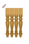 29" Unfinished Farmhouse Table Or Matching 18'' Bench Legs, Of 4. Fixed Price $130.00.