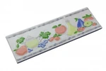 3" X 10" Listello Tile Border Liner Summer Fruit Ceramic Renovator's Supply. Fixed Price $8.99.