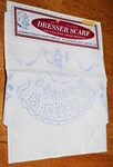Fairway Needlecraft Fan And Flower Perle Edge Pre-stamped Dresser Scarf 14X42. Fixed Price $5.49.