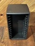 Vintage Laserline 24 Vhs Tape Spinning Storage Tower Black Video Holder. Fixed Price $29.99.