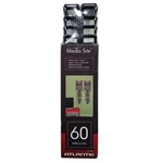 Atlantic Media Stix New Sealed 4-PACK Wall Mount For 60 Cds Dvds Black. Fixed Price $21.99.
