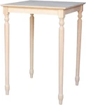Elegant 42-INCH Solid Wood Top Table With Classic Turned Legs. Fixed Price $390.99.