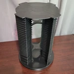 Fellowes 112 Cd Carousel Rotating Black Storage Tower Spinner Rack 15.5 X 11". Fixed Price $34.95.