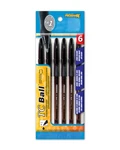 Kittrich Corporation Tc Ball Pro Grip Stick Pen, 1.0 Mm, Black Ink, 6-COUNT (.... Fixed Price $8.00.