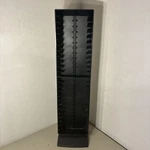 Laserline 25 Vhs Tape Tower Storage Rack Black Plastic Vintage Video 39. Fixed Price $50.00.