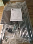 Honey -can-do 3 Tier Grey/chrome Shoe Rack. Fixed Price $25.99.