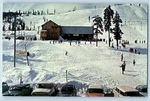 Snoqualmie Washington Postcard Ski Acres Groomed Runs Chair Lift C1960'S. Fixed Price $14.98.