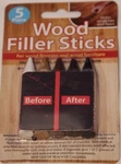 New Furniture Repair Wood Filler Sticks Floor & Scratch - 5 Pc. Fixed Price $5.95.