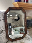 Antique Arts & Crafts Mission Quarter Sawn Oak Believed Wall Mirror 28 X 18". Fixed Price $356.25.