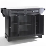 Crosley Furniture Lafayette Wood Granite Top Kitchen Island In Matte Black. Fixed Price $599.99.