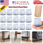 4X-48X Silicone Felt Slider Chair Leg Protector For Hardwood Floor Fit All Shape. Fixed Price $8.49.