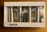 Ikea Capita Silver Feet Kitchen 18612 200.545.63 New In Box Sealed 4-PACK Nos. Fixed Price $25.51.