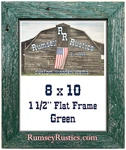 8X10" Turquoise Washed Barnwood Rustic Primitive Picture Frame Color. Fixed Price $16.50.