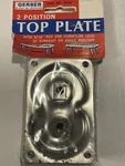 New!! Vintage Gerber 2 Position Furniture Leg Top Plates Part #550N. Fixed Price $7.00.