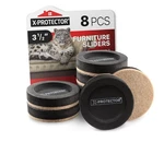 X-protector 3.5" Felt Furniture Sliders 8 Pcs Moving Pads Floor Protectors Round. Fixed Price $16.95.
