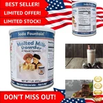 Malted Milk Powder 16 Oz Canister All-natural & Caffeine-free Baking Essential. Fixed Price $32.29.
