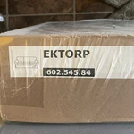 Ikea Ektorp 3-SEAT Sofa Slipcover Tygelsjo Beige Couch New Nib. Fixed Price $212.00.