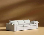 Sofamania Alvina Contemporary Velvet Lounge EXP298-DGR. Fixed Price $1550.00.