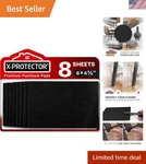 Felt Furniture Pads Pcs - 6 X 4 3/8 Heavy Duty Black Sheets! Cut La.... Fixed Price $27.99.