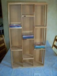 Napa Valley Style 200 Cd Wood Crate Tower Storage Holder Shelf Organizer Rack. Fixed Price $54.99.