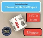 Milwaukee 2-1/2" Or Hole Dozer Bi-metal Saw 49-56-9631. Fixed Price $13.98.