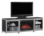 Classicflame Gotham Stand For Up To 80", Silver/black (electric Fireplace. Fixed Price $463.77.