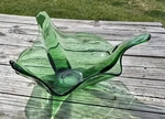 Vintage Viking Glass Evergreen Early Epic Three Foil #1212 Bowl Mcm 1950S Art. Fixed Price $85.00.