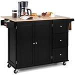Harmony-furniture Kitchen Island With Drop Leaf, Rolling Cart Trolley W/. Fixed Price $281.59.