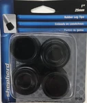 Shepherd 9128 1-INCH Rubber Leg Tips, Black, 4-PACK. Fixed Price $8.58.
