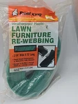 Frost King Vintage Weatherproof Plastic Lawn Furniture Re-web Kit Green PW72G. Fixed Price $13.26.