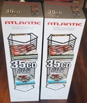2X Atlantic 35 Cd Case Holder Rack Black Wireframe Wall-mounted Design. Fixed Price $89.99.