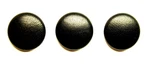 Genuine Leather Covered Buttons Made Usa 23MM (7/8 Inch) Black , Metal Loop. Fixed Price $12.55.