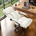 Reclining Office 400LBS Ergonomic Leather Computer Desk Chairs White. Fixed Price $149.99.
