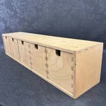 New Ikea Moppe Birch Ply 24 Storage 5 Drawers Chest Cabinet Jewelry Box Wood. Fixed Price $45.00.