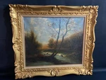 French School 19TH Century Landscape Animated Shepherd & Sheep Oil Painting. Fixed Price $294.02.