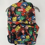 New Marvel Comics Avengers 17" Backpack All Over Super Hero Print Front Pocket. Fixed Price $21.60.