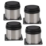 Vovov Furniture Cabinet Metal Legs Adjustable X 60 50MM, Black/silver. Fixed Price $10.02.